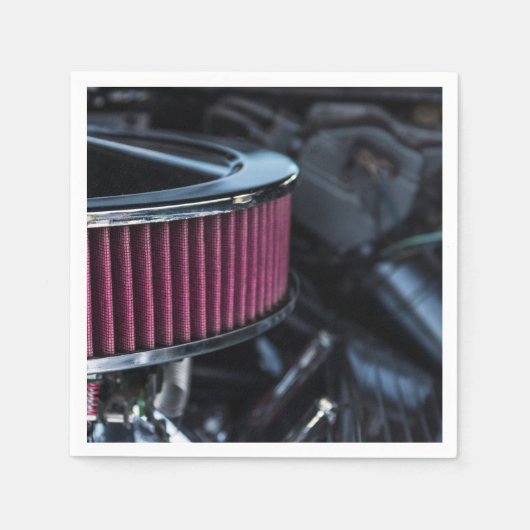 Serviette En Papier Entrée d'air Chrome (Devant)