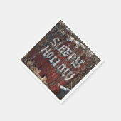 Serviette En Papier Entrée de Sleepy Hollow (Coin)