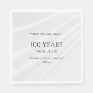 Serviette En Papier Entreprise Anniversaire Affaires personnalisées