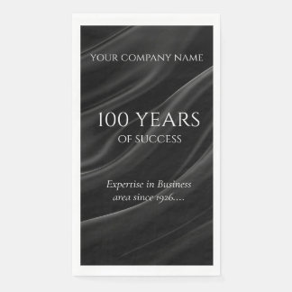 Serviette En Papier Entreprise Anniversaire Affaires personnalisées