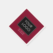 Serviette En Papier Entreprise moderne Entreprise Entreprise Logo Entr (Coin)