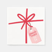 Serviette En Papier Enveloppement festif | Fête des choses préférées (Devant)