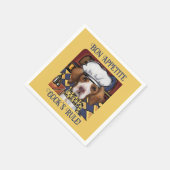 Serviette En Papier Épagneul breton (Coin)