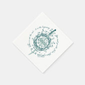 Serviette En Papier Épée elfique ARWEN™ Citation (Coin)