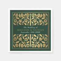Épée Royale Médiévale Dorée Verte Mariage