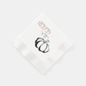 Serviette En Papier Épice citrouille (Coin)