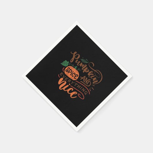 Serviette En Papier Épice citrouille Et Tout Joli Sloth (Coin)