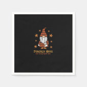 Serviette En Papier Épice citrouille Et Tout Nice Automne Gnome Boire (Devant)