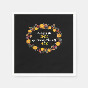 Serviette En Papier Épice citrouille Et Tout Nice Sloth Halloween