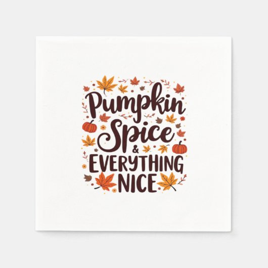 Serviette En Papier Épice citrouille Et Tout Nice Sloth Halloween (Devant)