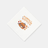 Serviette En Papier Épice citrouille & Tout Nice - Fall Vibes Art (Coin)