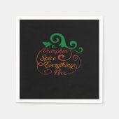 Serviette En Papier Épice citrouille Tout Nice Halloween classique (Devant)