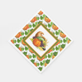 Serviette En Papier Épice de citrouille  (Coin)