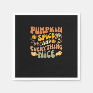 Serviette En Papier Épices citrouilles Et Tout Beau Automne Saison Aut