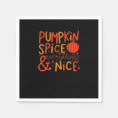 Serviette En Papier Épices citrouilles Et Tout Nice - Automne Automne  (Devant)