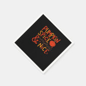 Serviette En Papier Épices citrouilles Et Tout Nice - Automne Automne  (Coin)