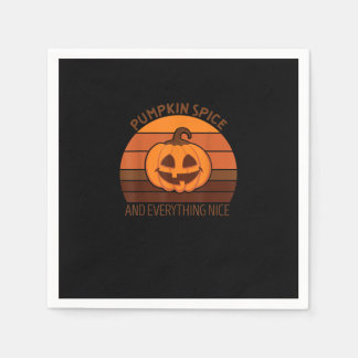Serviette En Papier Épices citrouilles et tout Nice C'est l'automne Y'