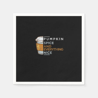 Serviette En Papier Épices citrouilles Et Tout Nice Joli Citrouille Gr