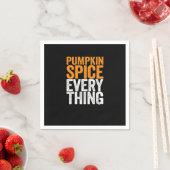Serviette En Papier Épices citrouilles Tout automne saison Halloween E (En situation)