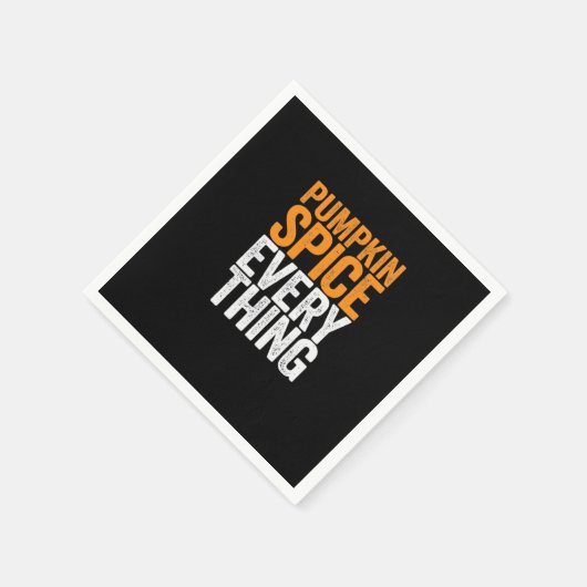 Serviette En Papier Épices citrouilles Tout automne saison Halloween E (Coin)