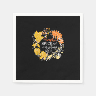 Serviette En Papier Épices citrouilles Tout Beau Chute Pour Femmes Hal