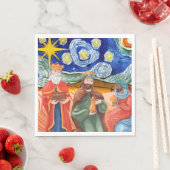 Serviette En Papier Épiphanie (En situation)