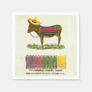 Serviette En Papier Éplucher la queue sur l'âne