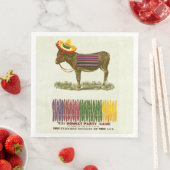 Serviette En Papier Éplucher la queue sur l'âne (En situation)