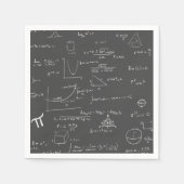 Serviette En Papier équations mathématiques, formules et partie graphi (Devant)