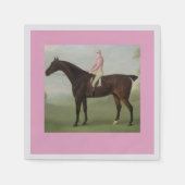 Serviette En Papier Equestrian Cocktail Napkin (Devant)