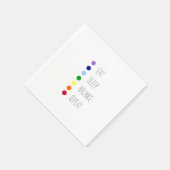 Serviette En Papier Equilibre de sommeil Manger Design Chakra simple (Coin)