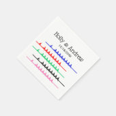 Serviette En Papier Équipage Course Rangée Rameurs - Jusqu'à cinq bate (Coin)