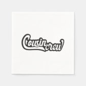 Serviette En Papier Équipage Cousin (Devant)