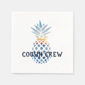 Serviette En Papier Équipage de couchage d'ananas Tropical Personnalis (Devant)