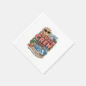 Serviette En Papier Équipage de couture 2024 Vacances été Plage Voyage (Coin)