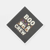 Serviette En Papier Équipe Boo fantômes de Halloween Conception vector (Coin)