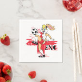 Serviette En Papier Équipe d'Angleterre de football graphique de Lola  (En situation)