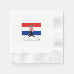 Serviette En Papier Équipe de Croatie de football
