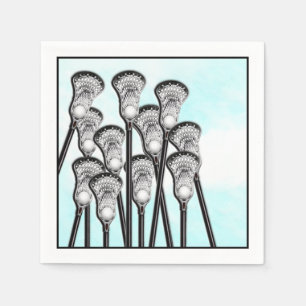 Serviette En Papier Équipe de crosse