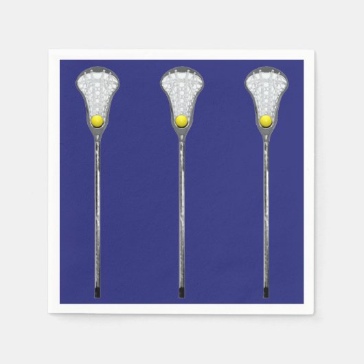 Serviette En Papier Équipe de crosse (Devant)