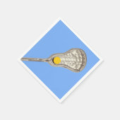Serviette En Papier Équipe de crosse Bleu clair (Coin)