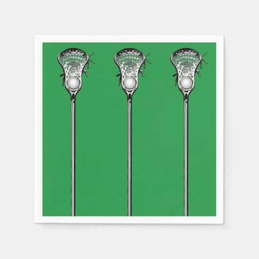 Serviette En Papier Équipe de crosse Green (Devant)