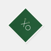 Serviette En Papier Équipe de crosse Green (Coin)