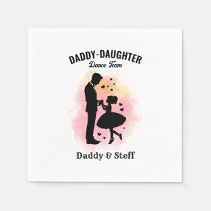 Serviette En Papier Équipe de danse papa-fille (3) T-shirt