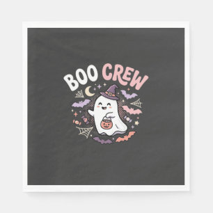 Serviette En Papier Équipe de fantômes Halloween Boo