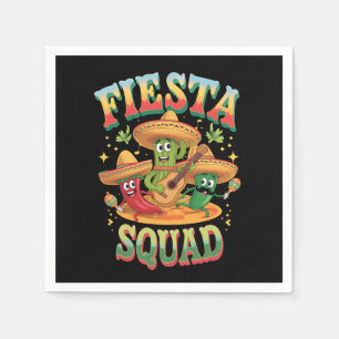 Serviette En Papier Équipe de fête drôle Cinco De Mayo fête mexicaine