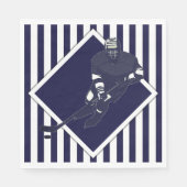 Serviette En Papier Équipe de hockey (Devant)