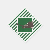 Serviette En Papier Équipe de hockey Green (Coin)