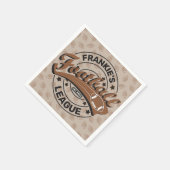 Serviette En Papier Équipe de joueurs de football (Coin)