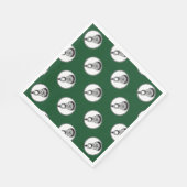 Serviette En Papier Équipe de Lacrosse (Coin)